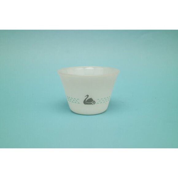 Vintage Retro Dynaware Mexico Gray Swimming Swan Custard Cups (Set of 4) - Picture 3 of 7